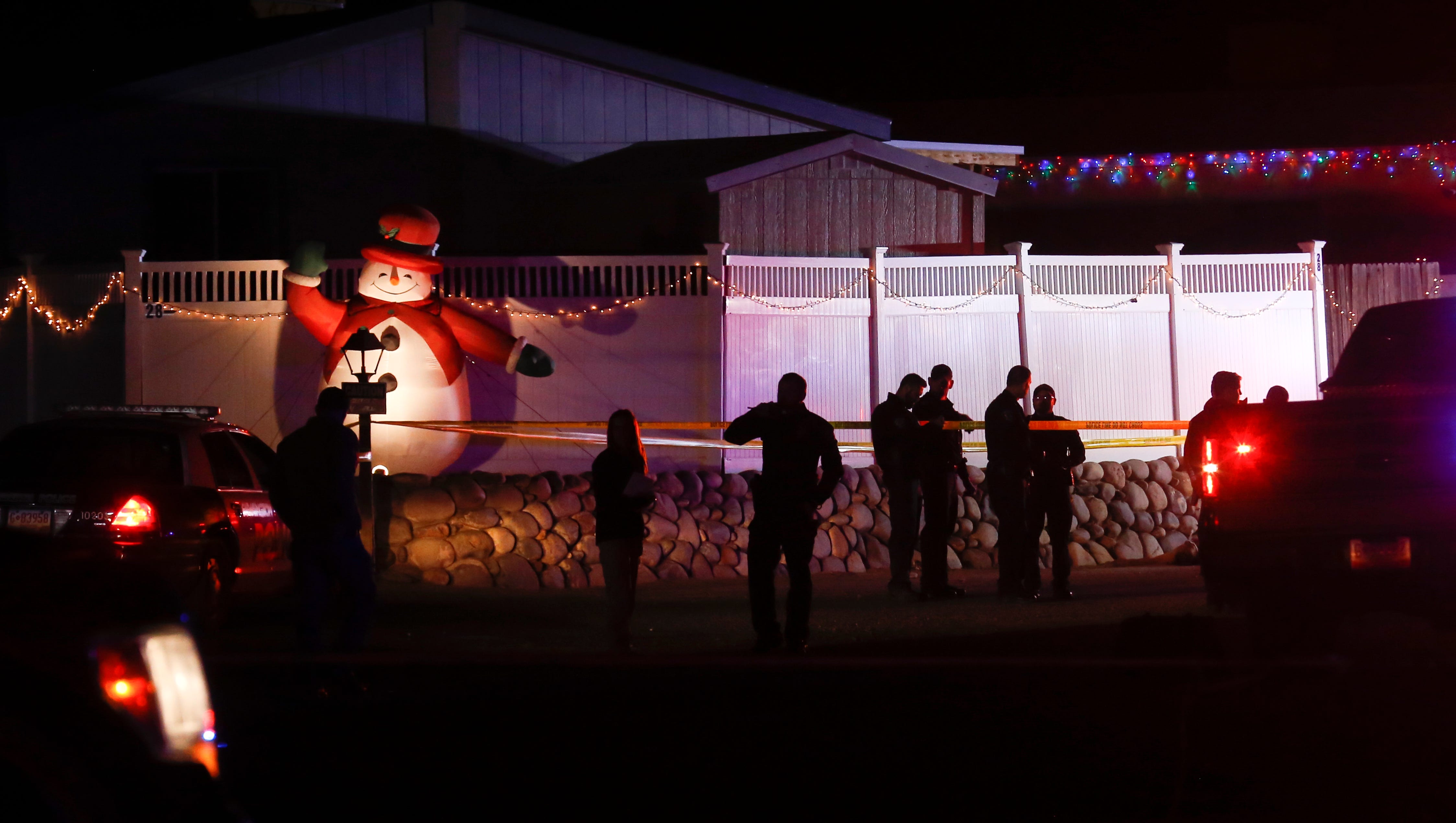 Police investigate the officer-involved shooting of Frankie L. Anchondo on Dec. 20 on Riverstone Road in Farmington.