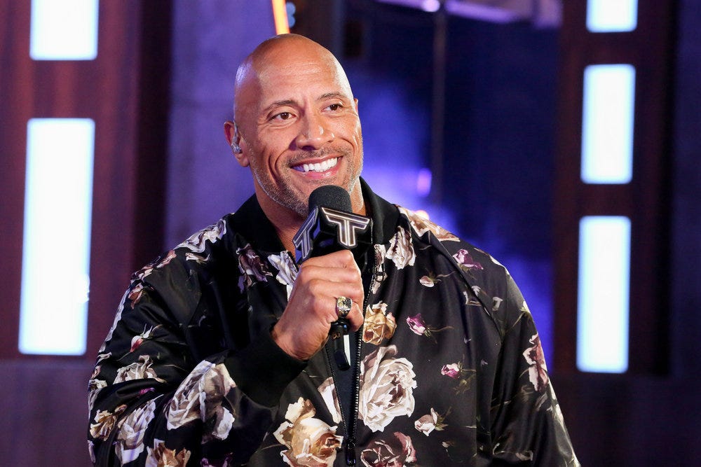 Dwayne Johnson hosts "The Titan Games," an athletic competition show premiering Jan. 3 on NBC.