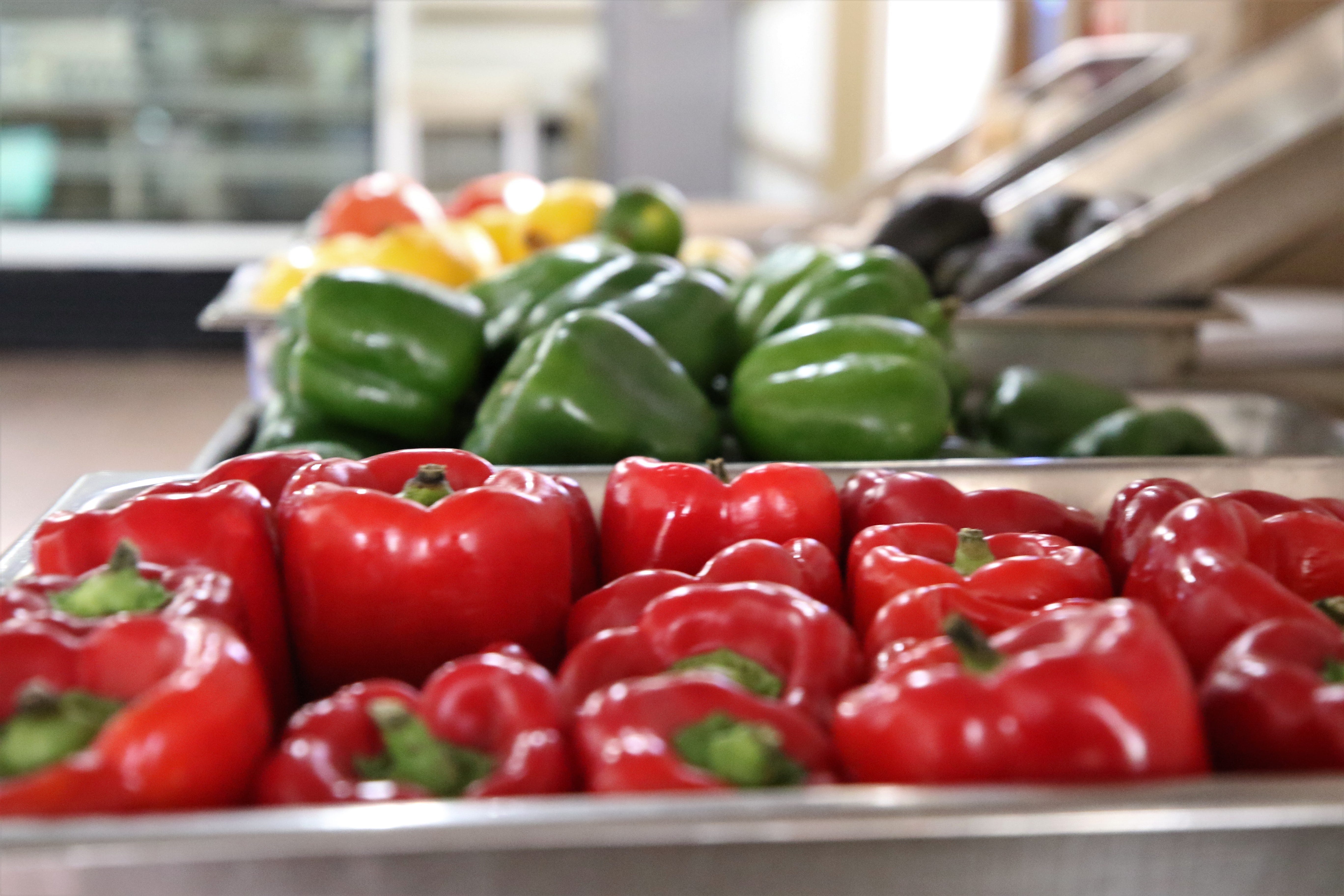 The coronavirus pandemic made it harder for restaurants to serve customers. Rubia's is now selling fresh produce like these peppers pictured, Wednesday, April 1, 2020, in Aztec.